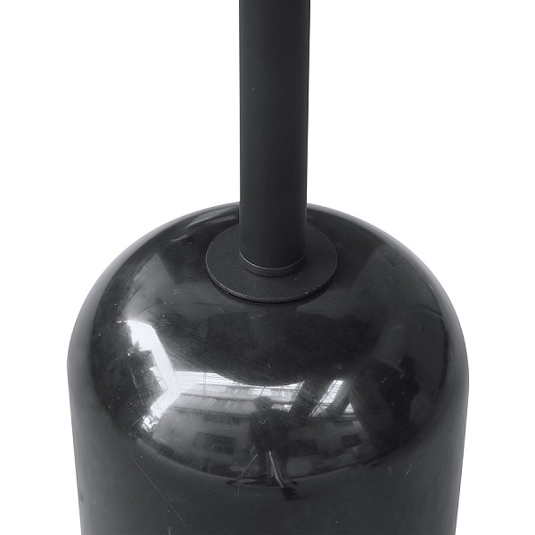 Столик кофейный lars, D40х58 см, черный