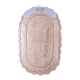 MELINDA (персик) Коврик для ванной кружевной 60х100