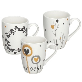 Кружка 330 мл IRIS GOLDY в ассортименте