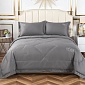Комплект постельного белья евро Sofi de Marko Нельсон №13 серый