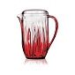 Кувшин для напитков с крышкой 1000 мл красный IRIS