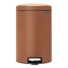 Бак мусорный с педалью 20 л Brabantia NewIcon минеральная корица