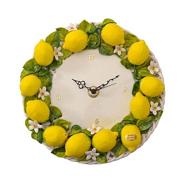 Часы настенные 42 см Orgia Лимоны