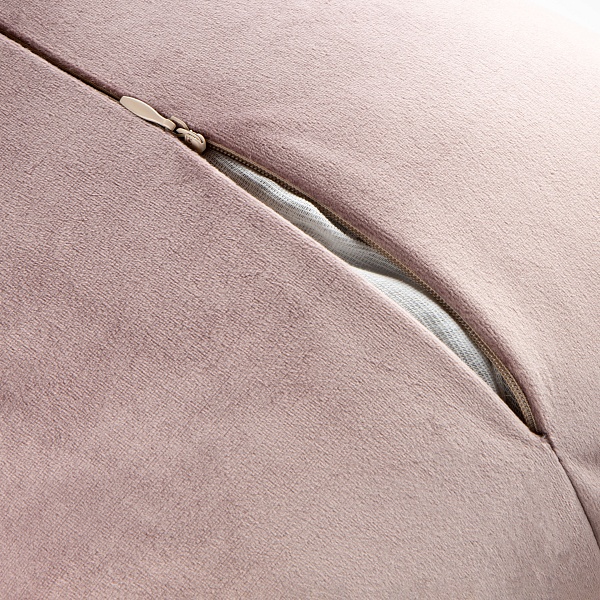 Подушка декоративная 40 х 60 см Melograno пыльно-розовый бархат
