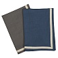 Набор из двух кухонных полотенец 70 x 50 см Tkano Essential саржевого плетения хлопок серый