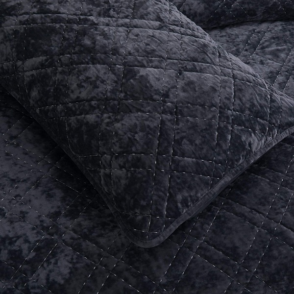 Комплект покрывало и наволочки 240 х 260 см Sofi de Marko Селена антрацит