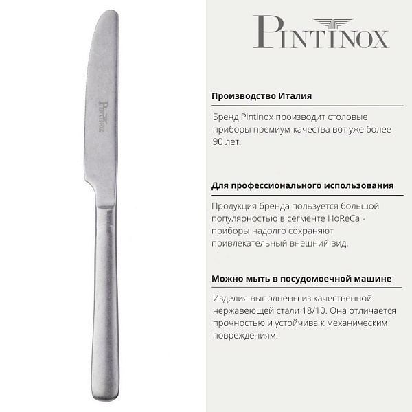 Нож десертный 20 см Pintinox Casali