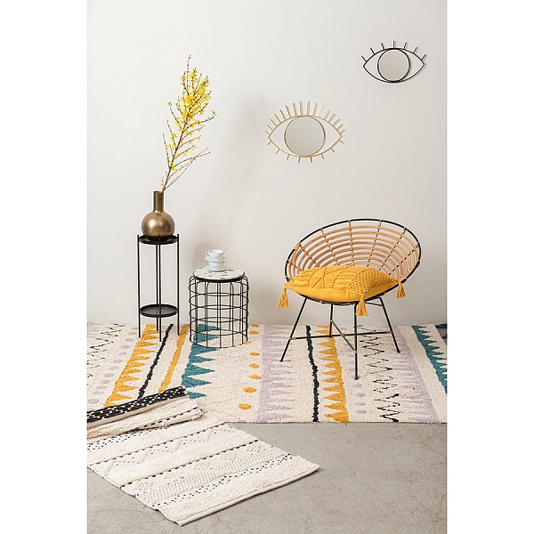 Ковёр с контрастным этническим орнаментом 70 x 160 см Tkano Ethnic