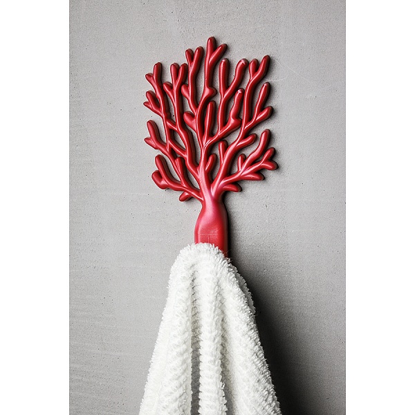 Крючок Qualy Coral красный