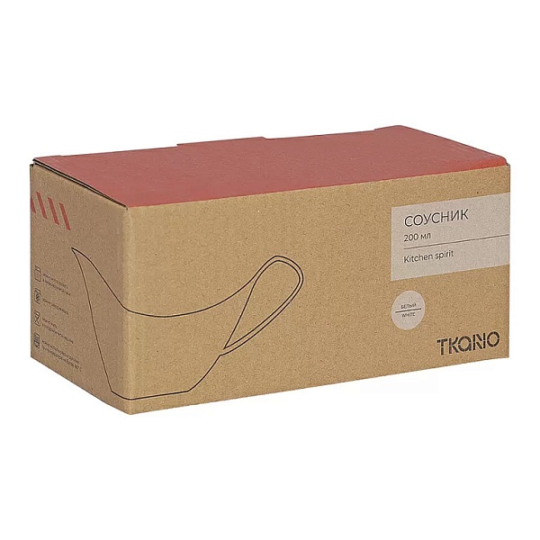 Соусник 200 мл Tkano Kitchen Spirit белый