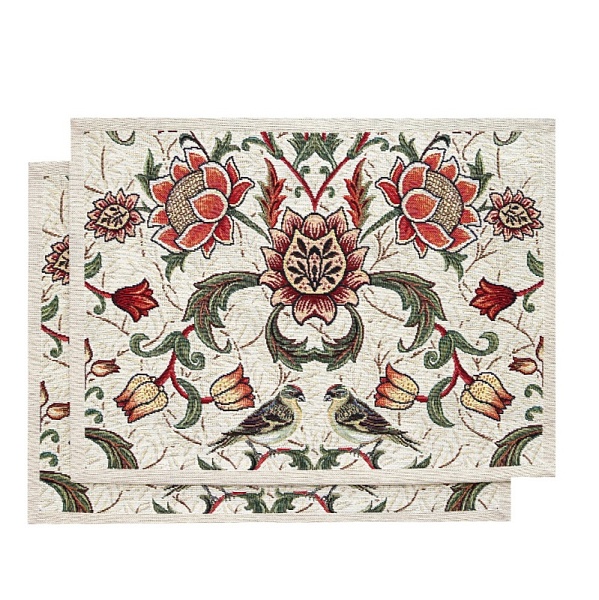 Салфетка 35 х 45 см Le Gobelin Моррис Ловцы клубники бежевая