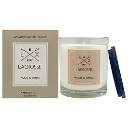 Свеча ароматическая lacrosse, Дерево и тонка, 60 ч