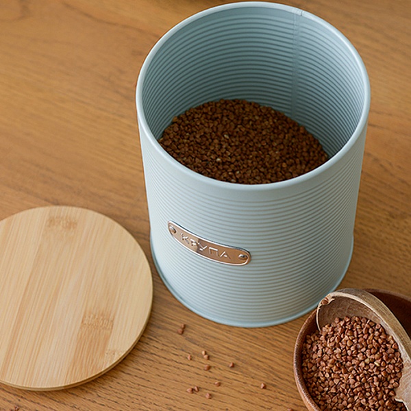 Банка для хранения irmel, 6,5 л, голубая