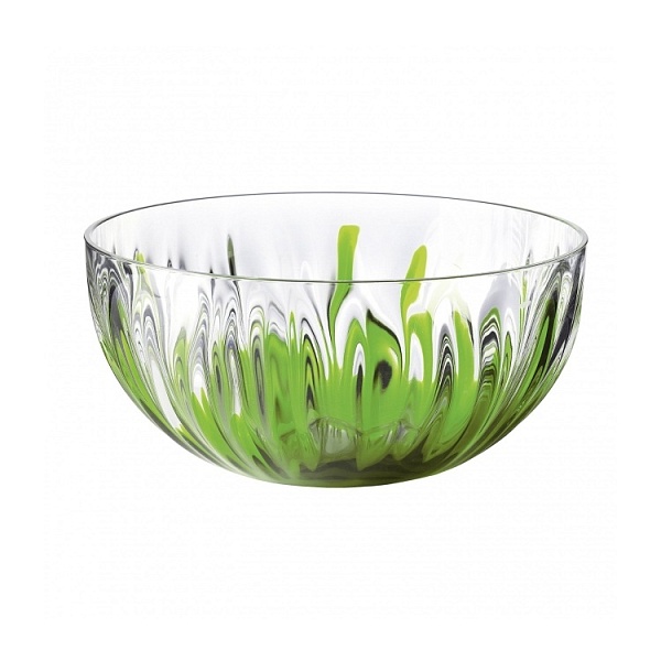 Салатник 24 см  зеленый IRIS