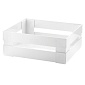 Ящик для хранения 30,5 x 12,5 см Guzzini Tidy&Store белый