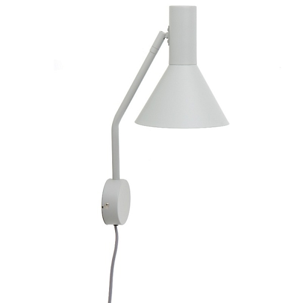 Лампа настенная Frandsen Lyss светло-серый матовый