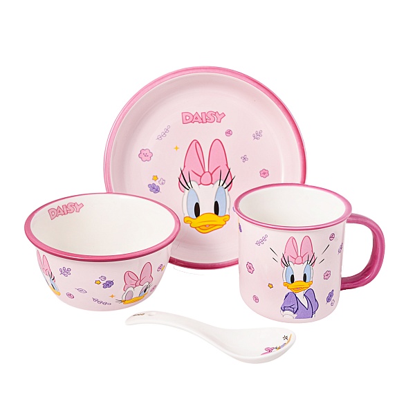 Набор посуды  Дейзи Дак, розовый