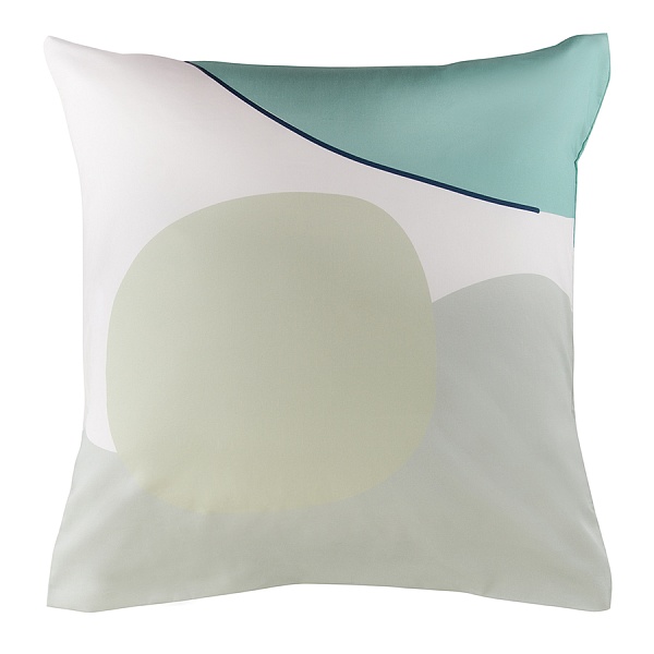 Набор из двух наволочек 70 x 70 см Tkano Freak fruit из сатина с авторским принтом мятный