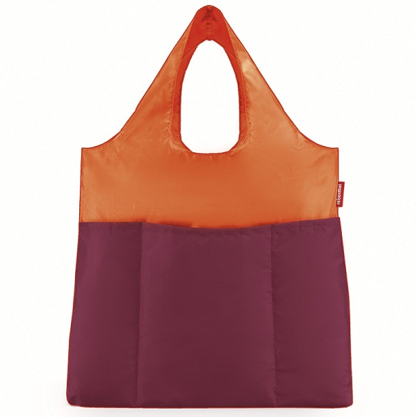 Сумка складная Reisenthel Mini Maxi Shopper Plus bicolor оранжевый-розовый