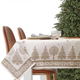 Скатерть 140 х 180 см Le Gobelin Нидерланды бежевая