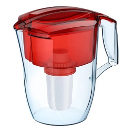 Фильтр для воды 3,9 л Аквафор Кантри красный