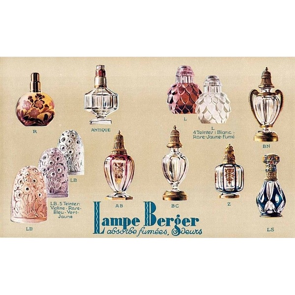 Лампа Берже Волшебство серая и аромат Амбровая вуаль 250 мл Maison Berger 