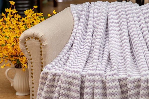 Покрывало 220 х 240 см Sofi de Marko Гринда лиловый