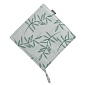 Прихватка из хлопка с графичным принтом Tkano Папоротник 22х22 см