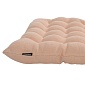 Подушка стёганая на стул из умягченного льна 40 x 40 см Tkano Essential розово-пудровый