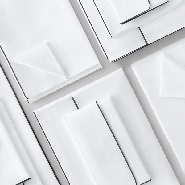 Комплект постельного белья Soft Silver евро, альпийский снег