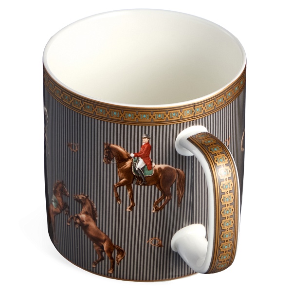 Кружка 400 мл Lefard Horse Club серая