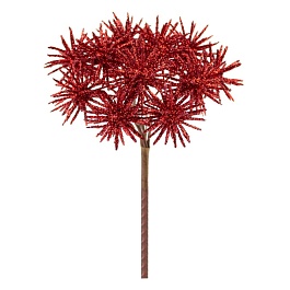 Набор вставок 12 см Азалия красный 6 шт