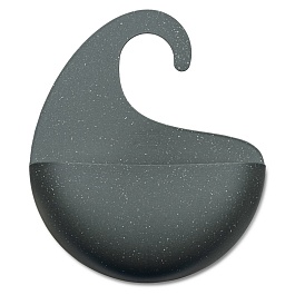 Органайзер для ванной 27 x 31,5 см Koziol Surf organic тёмно-серый