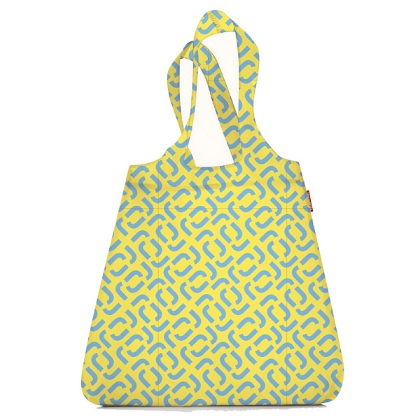 Сумка складная mini maxi shopper signature lemon