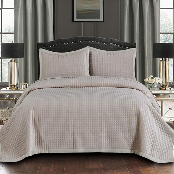 Комплект покрывало и наволочка 160 х 220 см Sofi de Marko Лоретта молоко