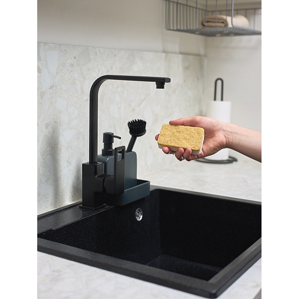 Набор губок для посуды из целлюлозы и кокосового волокна Smart Solutions Eco Sponge белый 6 шт 