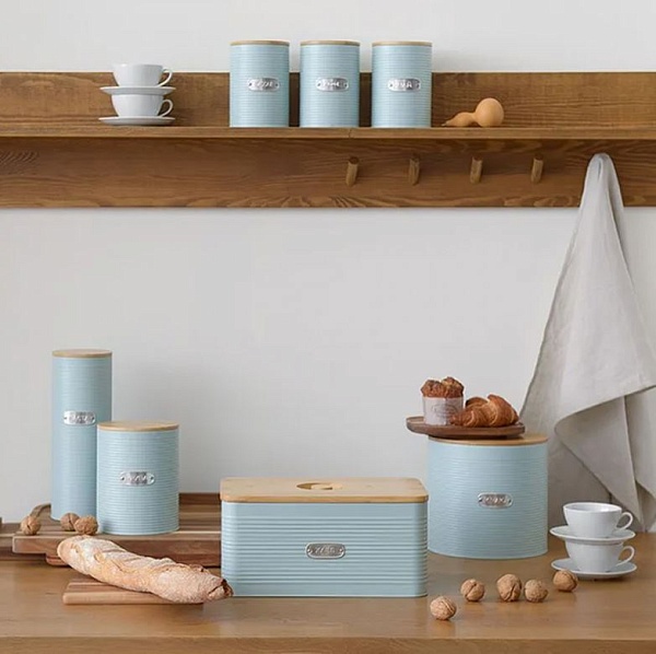 Хлебница irmel, 33х21х16 см, голубая