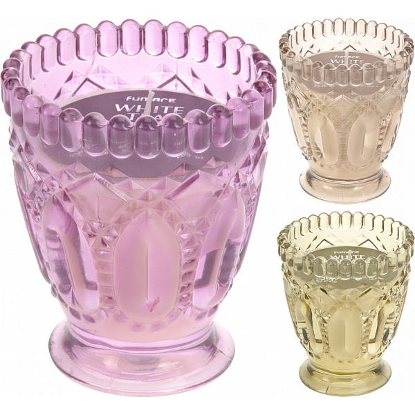 Свеча декоративная ароматическая в стакане