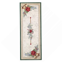 Дорожка 44 х 140 см Le Gobelin Елочные украшения зеленая