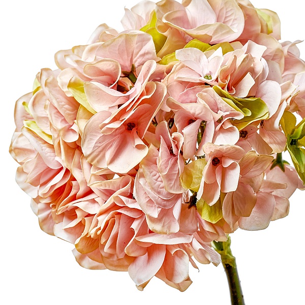 Искусственный цветок Гортензия 50 см MayBlummy розовый