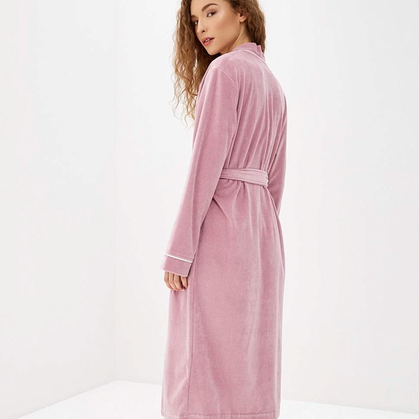 Халат велюровый Sofi de Marko Венера L пудра