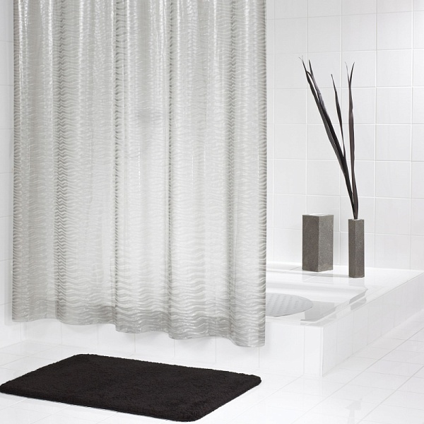 Штора для ванных комнат 180 х 200 см Ridder Silk полупрозрачный