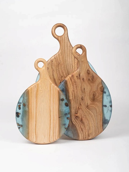 Доска Мастерская Клименко Ольха М бирюза