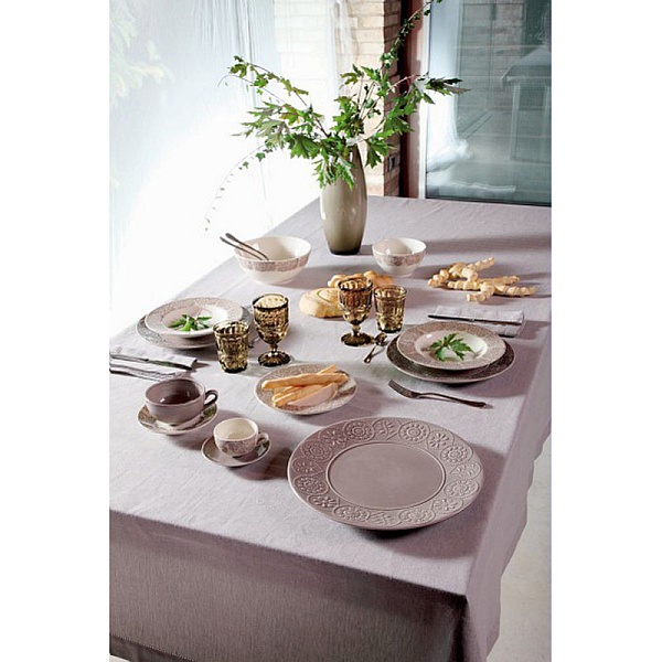 Тарелка десертная COIMBRA 20 см бежевая