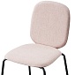 Стул oswald, бежево-розовый, рогожка