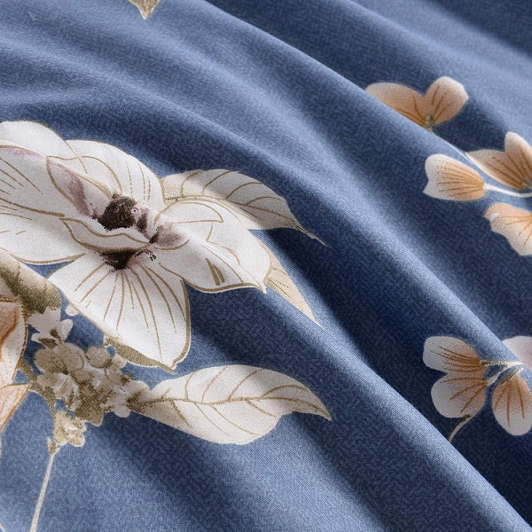 КПБ сатин Евро 4н Долли синий