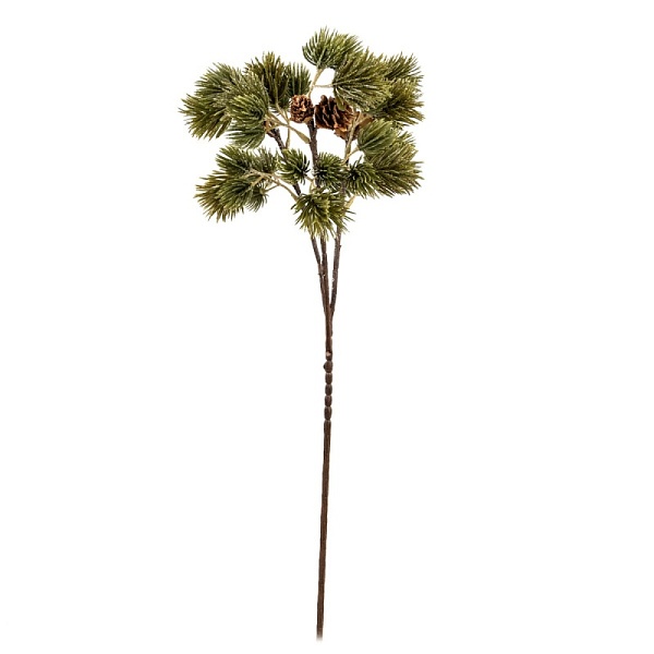 Ветка с шишками 73 см DecoLand зелёный