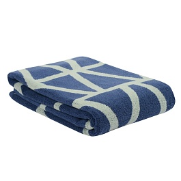 Полотенце жаккардовое банное с авторским дизайном geometry 70 х 140 см Tkano Wild