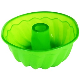 Форма из силикона "Круглый кекс" 1 в ассортименте