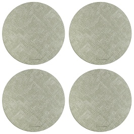 Набор салфеток сервировочных  Ø35 см Leanera мятные